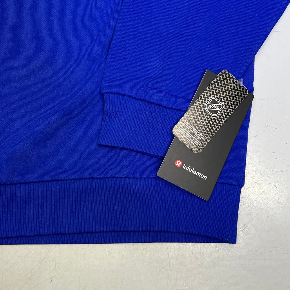 LULULEMON St. Louis Blues Steady State College Crewneck Men's Sz XL Cobalt Blue - Picture 2 of 12
